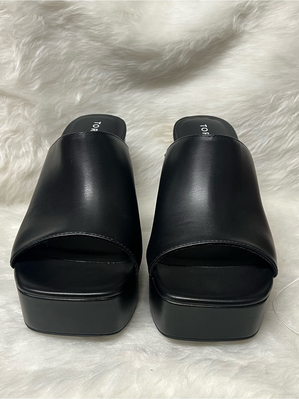 torrid Black Platform Mule Heels - Picture 8 of 10